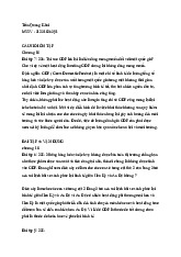 Bài tập ôn tập Kinh tế Vĩ mô - Chương 10, 11, 12 | Kinh tế vĩ mô | Trường Đại học kinh tế Thành Phố Hồ Chí Minh