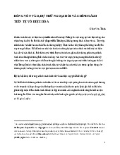 dòng vốn vào, dự trữ ngoại hối và chính sách  tiền tệ vô hiệu hóa môn Quản trị tài chính   | Học viện Nông nghiệp Việt Nam