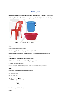 Giải Khoa học tự nhiên 9 Cánh diều Bài 21: Alkene