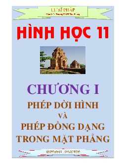 Phép dời hình và phép đồng dạng trong mặt phẳng – Lư Sĩ Pháp