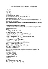 Các kim loại thụ động với H2SO4 đặc nguội là?