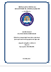 Kế Hoạch Khởi Nghiệp Dành Cho Quán Cà Phê Nger. Cafe | Bài thảo luận khởi sự kinh doanh