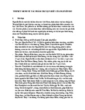Thuyết Minh Về Tác Phẩm Truyện Kiều Của Nguyễn Du - Ngữ Văn 9
