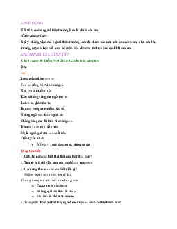 Giải SGK môn Tiếng Việt lớp 2 -  Bài 3: Mẹ | Chân trời sáng tạo