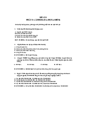 Lời giải đề thi  - Nguyên lý kế toán | Đại học Kinh Tế Quốc Dân