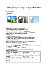 Đề thi giữa học kì 1 Tiếng Anh lớp 5 Kết nối tri thức