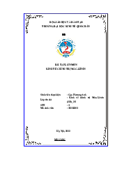 Bài tập lớn Kinh tế chính trị Mác-Lênin - Thầy Trần Việt Tiến | Đại học Kinh Tế Quốc Dân