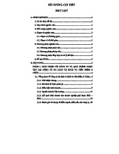 Đề Cương Chi Tiết Báo Cáo Thực Tập Tại CTY Du Lịch Á Châu