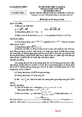 Đề Thi Tuyển Sinh 10 Toán Chất Lượng Cao Sở GD Hòa Bình 2025-2026 Có Đáp Án