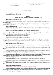 Luật tổ chức Quốc Hội - Luật Hiến Pháp | Trường Đại học Luật,  Đại học Quốc gia Hà Nội