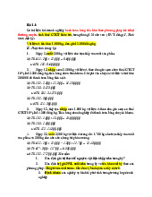 Bài giải Kế toán Doanh nghiệp | Đại học Kinh tế kỹ thuật công nghiệp