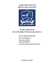 Chiêm nghiệm môn học thiết kế cuộc đời | Trường Đại học Ngoại ngữ, Đại học Quốc gia Hà Nội