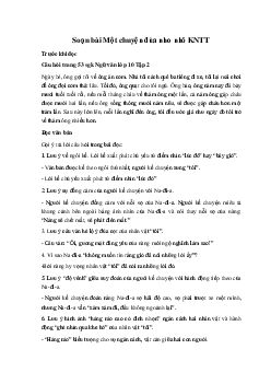 Soạn bài Một chuyện đùa nho nhỏ KNTT