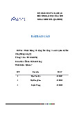 Đề Tài : Thực trạng sử dụng lao động và mối quan hệ lao động trong công ty - Tài liệu tham khảo | Đại học Hoa Sen