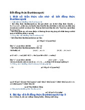 Bất đẳng thức Bunhiacopxki - Toán 9