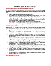 Đề Cương Môn Quản trị doanh nghiệp | Đại học Công Đoàn