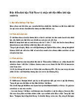 Đặc điểm khí hậu Việt Nam và nhận xét đặc điểm khí hậu nước ta - Địa lí 8