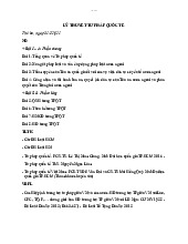 Lý thuyết Môn Tư pháp quốc tế | Trường Đại học Luật Hà Nội