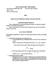 Báo cáo kết quả thí nghiệm bài 2: Khảo sát từ trường trong ống dây thẳng môn Vật lý và thí nghiệm 1 | Học viện Công Nghệ Bưu Chính Viễn Thông