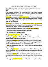 Đề Cương Môn Tâm lý | Đại học Sư phạm Thành phố Hồ Chí Minh