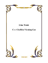 Giáo trình C++ Cơ bản và Nâng cao | Trường Đại học Quốc tế, Đại học Quốc gia Thành phố Hồ Chí Minh