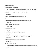 Đề cương ôn tập giữa kỳ 2 | Môn Giáo dục học - Đại học Vinh