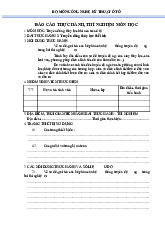 Báo cáo thực hành thí nghiệm môn học Công nghệ và kỹ thuật Ô tô |Trường Đại học Kinh doanh và Công nghệ Hà Nội