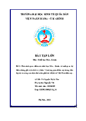 Phân tích mối quan hệ biện chứng vật chất và ý thức theo quan điểm của chủ nghĩa Mác - Lênin từ đó xây dựng dự án nâng cao nhận thức của giới trẻ  - Triết học Mác Lenin | Đại học Kinh Tế Quốc Dân