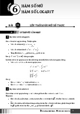 Chuyên đề hàm số mũ và hàm số logarit môn Toán 11 chương trình mới