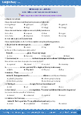 Đề ôn thi học kì I môn Tiếng Anh 7 iLearn Smart World