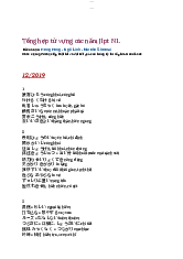 Tổng hợp từ vựng các năm Jlpt N1 - Tiếng Nhật | Trường Đại học Hà Nội