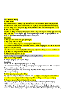 Kỷ luật lao động và trách nghiệm vật chất