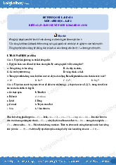 Tổng hợp 20 đề thi học kì 1 môn Sinh học lớp 8 có đáp án kèm lời giải chi tiết