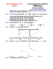 Đề tham khảo cuối kì 1 Toán 12 năm 2024 – 2025 trường THPT Thuận Thành 1 – Bắc Ninh