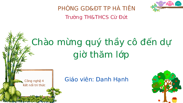 Giáo án điện tử Công Nghệ  4 KNTT - Bài 7  Kết Nối Tri Thức: Giới thiệu bộ lắp ghép mô hình kĩ thuật (tiết 1).