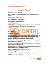 Chương 2: Dữ Liệu Kinh Tế Vĩ Mô | Bài Tập Môn Kinh Tế Vĩ Mô