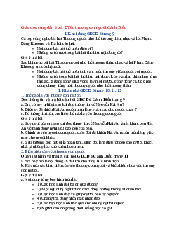 Giải Giáo dục công dân 6 Cánh Diều bài 2 Yêu thương con người