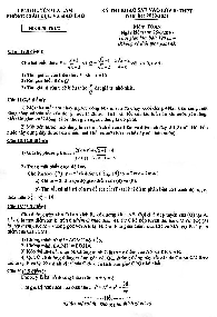 Đề khảo sát vào lớp 10 môn Toán năm 2020 – 2021 phòng GD&ĐT Gia Lâm – Hà Nội