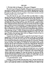 Nội dung so sánh nền hành chính singapore và các quốc gia khác | Môn Quản lí công - Học viện Hành chính Quốc gia