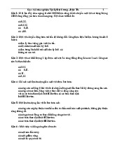 Đề cương môn Vật lý đại cương 2 | Học viện Công Nghệ Bưu Chính Viễn Thông