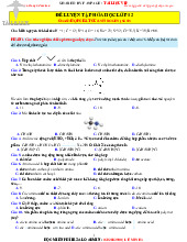 Đề luyện tập Hóa học 12 - Hợp chất của Nitrogen (Số 03)