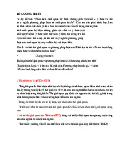 Đề cương môn triết học Mác Lê Nin  -Trường Đại học Tài nguyên và môi trường Hà Nội