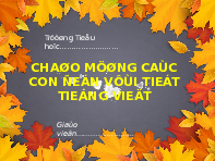 Giáo án điện tử Tiếng việt 1 bài 4 Chân trời sáng tạo : Iu ưu