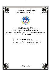Bài tập nhóm: Chính sách hỗ trợ vay vốn cho sinh viên nghèo môn Chính sách công | Đại học kinh tế Quốc dân