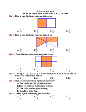Bài tập trắc nghiệm Toán 6