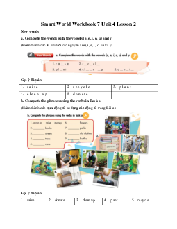 Smart World Workbook 7 Unit 4 Lesson 2