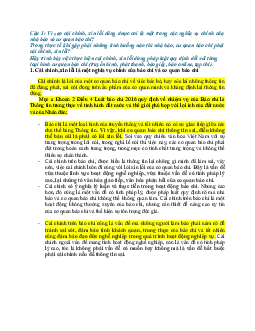 Bài tập buổi 5 | Pháp luật và đạo đức báo chí | Đại học Khoa học Xã hội và Nhân văn, Đại học Quốc gia Thành phố HCM