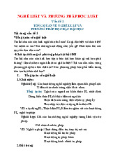 Tổng quan về nghề luật và phương pháp học luật bậc Đại học môn Kỹ năng hành nghề luật sư | Trường Đại học Luật Hà Nội