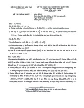 Đề thi chọn học sinh giỏi Quốc gia môn Toán THPT năm học 2024 – 2025