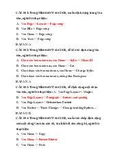 Đề cương trắc nghiệm Modul 3 xử lý văn bản | Học viện Hành chính Quốc gia